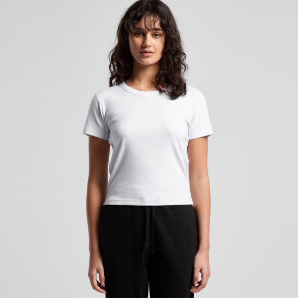 Wo's Organic Rib Baby Tee  Thumbnail