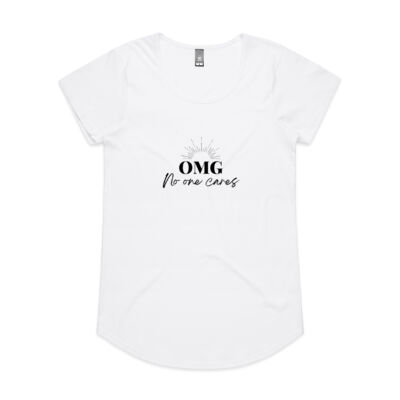 Ladies OMG No one cares tee Thumbnail